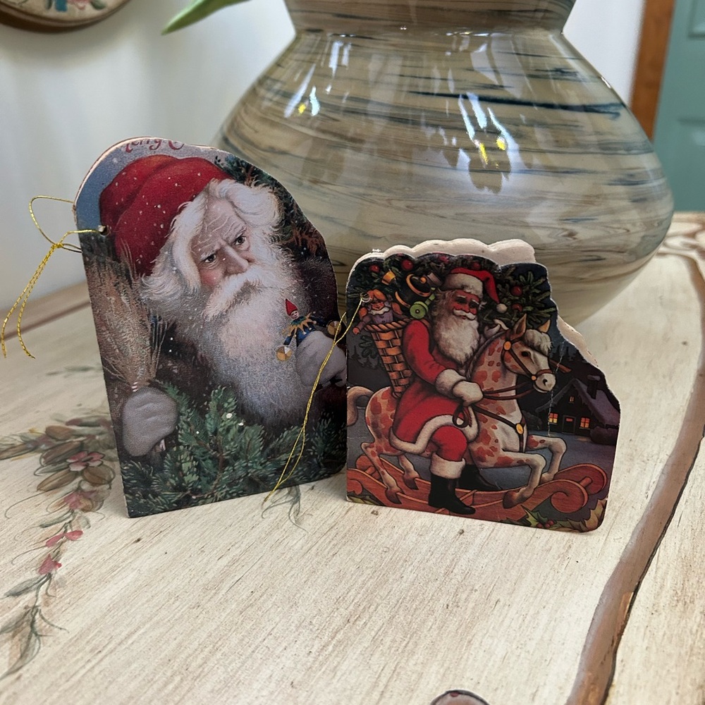 Set of Vintage Ornament Christmas Books
